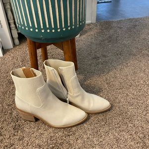 White Dolce Vita boots